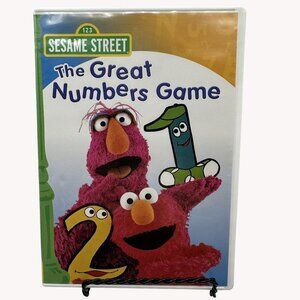 Sesame Street The Great Numbers Game DVD Elmo Telly Gabi Learning Educational